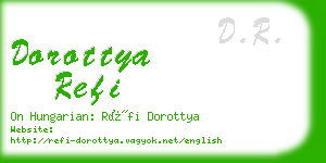 dorottya refi business card